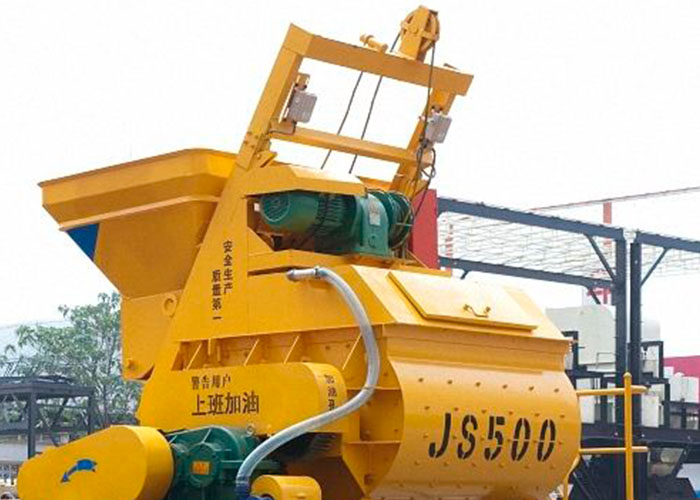 concrete mixer maintenance of mini mobile concrete batching plant